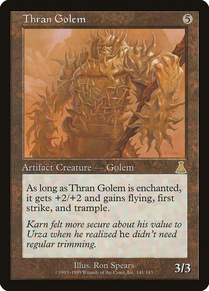 Thran Golem [Urza's Destiny] MTG Single Magic: The Gathering    | Red Claw Gaming