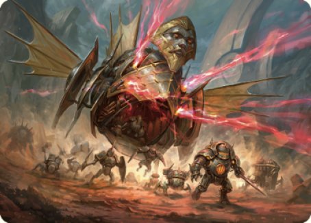 Liberator, Urza's Battlethopter Art Card [The Brothers' War Art Series] MTG Single Magic: The Gathering    | Red Claw Gaming