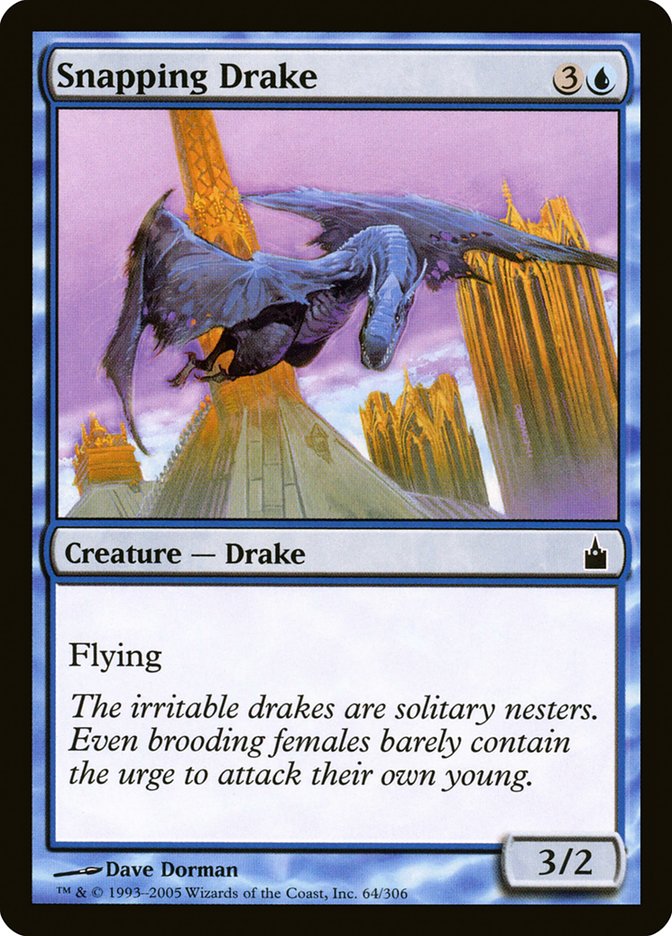 Snapping Drake [Ravnica: City of Guilds] MTG Single Magic: The Gathering    | Red Claw Gaming