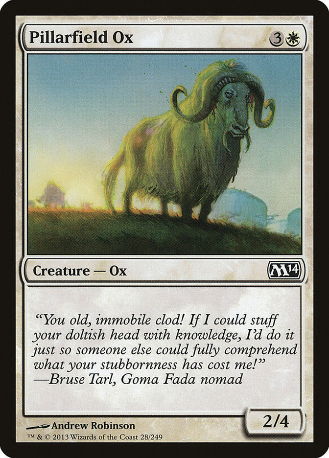 Pillarfield Ox [Magic 2014] MTG Single Magic: The Gathering    | Red Claw Gaming