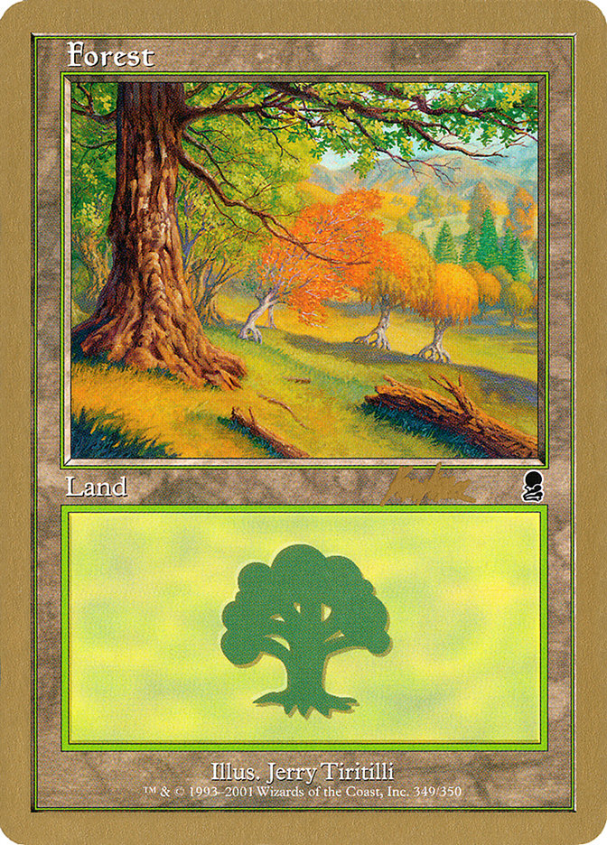 Forest (Brian Kibler) [World Championship Decks 2002] MTG Single Magic: The Gathering    | Red Claw Gaming