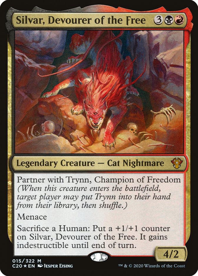 Silvar, Devourer of the Free [Commander 2020] MTG Single Magic: The Gathering    | Red Claw Gaming