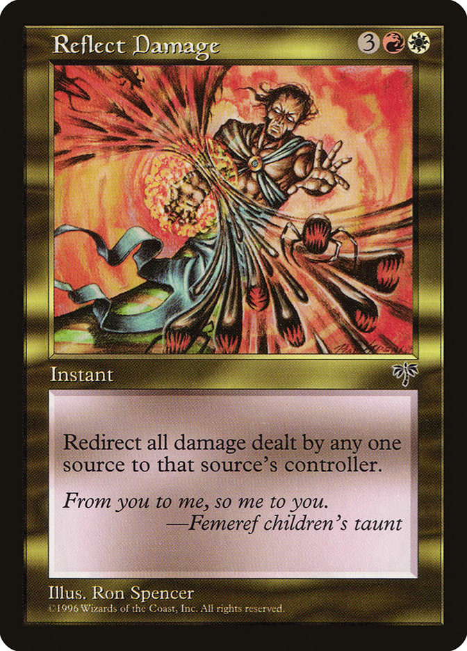 Reflect Damage [Mirage] MTG Single Magic: The Gathering    | Red Claw Gaming