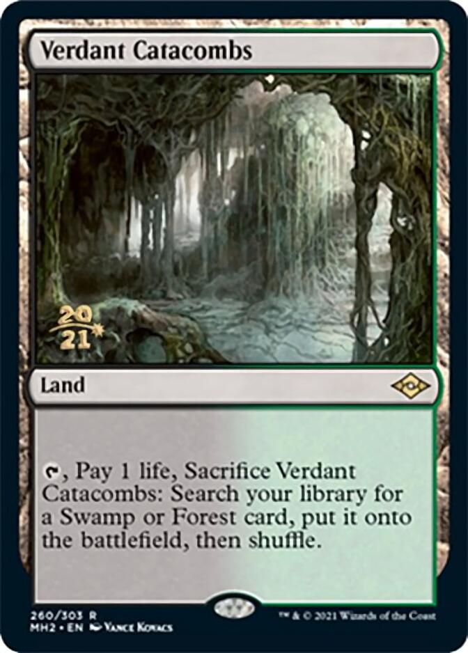 Verdant Catacombs [Modern Horizons 2 Prerelease Promos] MTG Single Magic: The Gathering    | Red Claw Gaming