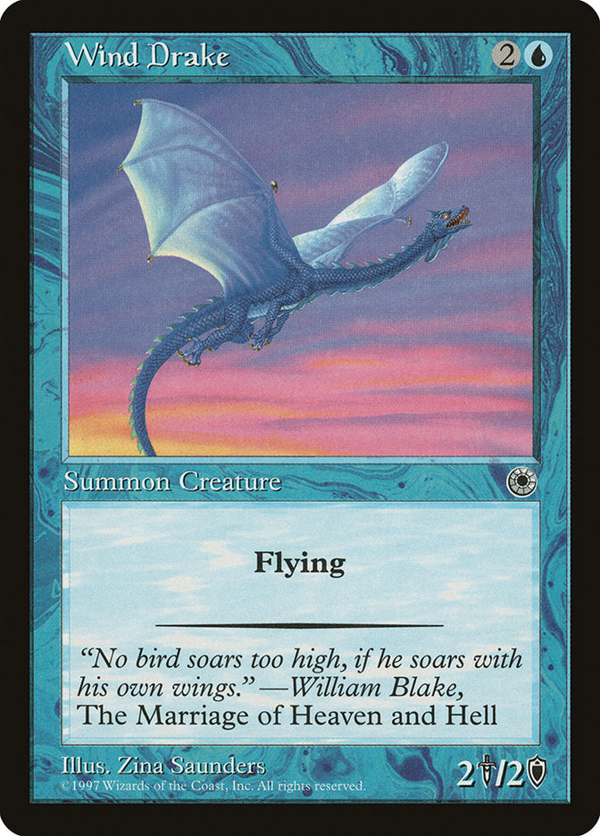 Wind Drake [Portal] MTG Single Magic: The Gathering    | Red Claw Gaming