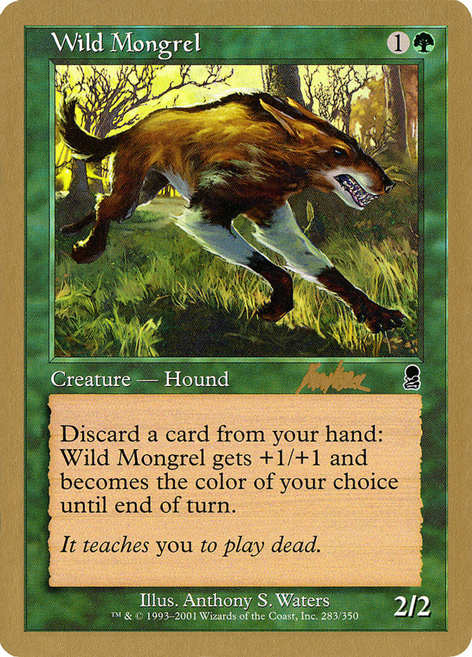 Wild Mongrel (Brian Kibler) [World Championship Decks 2002] MTG Single Magic: The Gathering    | Red Claw Gaming