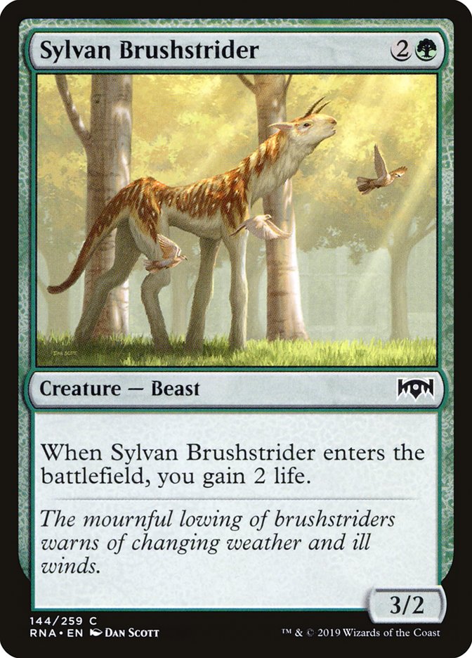 Sylvan Brushstrider [Ravnica Allegiance] MTG Single Magic: The Gathering    | Red Claw Gaming