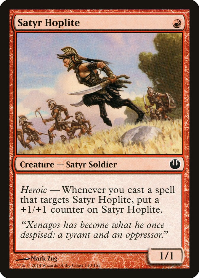 Satyr Hoplite [Journey into Nyx] MTG Single Magic: The Gathering    | Red Claw Gaming