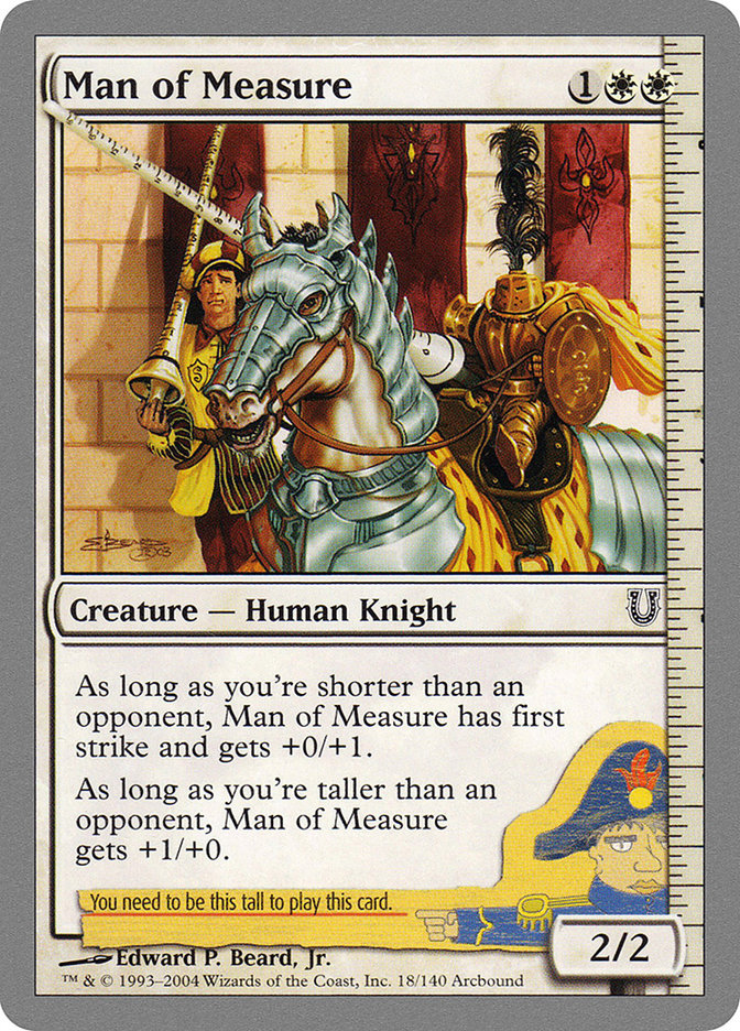 Man of Measure [Unhinged] MTG Single Magic: The Gathering    | Red Claw Gaming