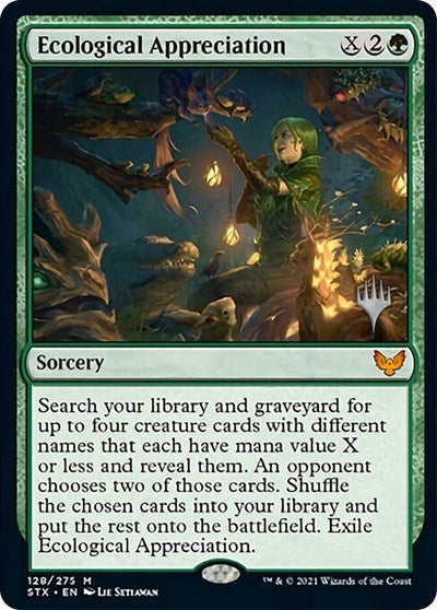 Ecological Appreciation (Promo Pack) [Strixhaven: School of Mages Promos] MTG Single Magic: The Gathering    | Red Claw Gaming
