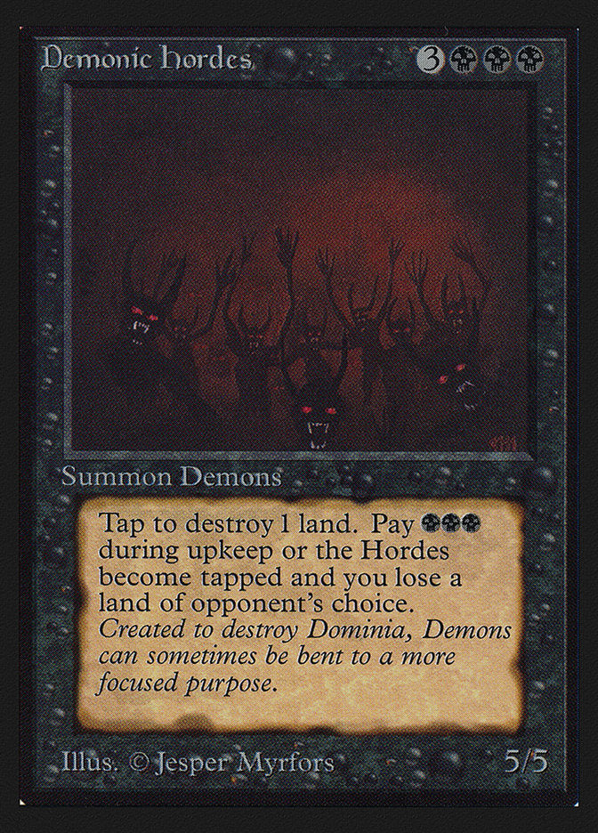 Demonic Hordes [Collectors' Edition] MTG Single Magic: The Gathering    | Red Claw Gaming