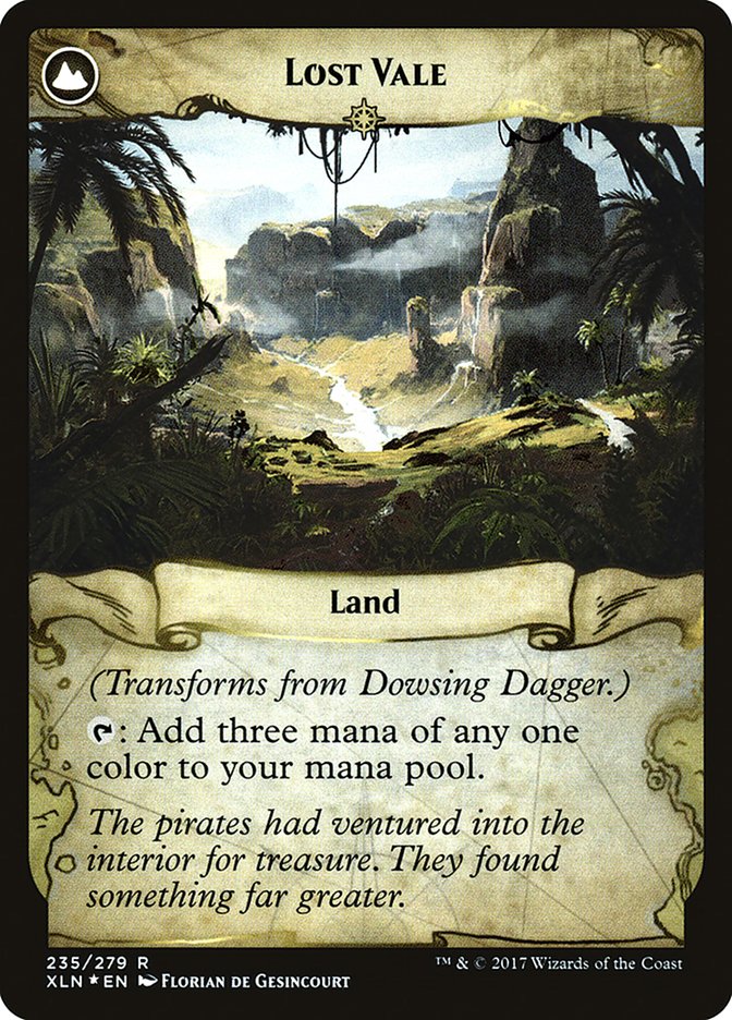 Dowsing Dagger // Lost Vale [Ixalan Prerelease Promos] MTG Single Magic: The Gathering    | Red Claw Gaming