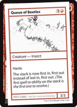 Queue of Beetles (2021 Edition) [Mystery Booster Playtest Cards] MTG Single Magic: The Gathering    | Red Claw Gaming