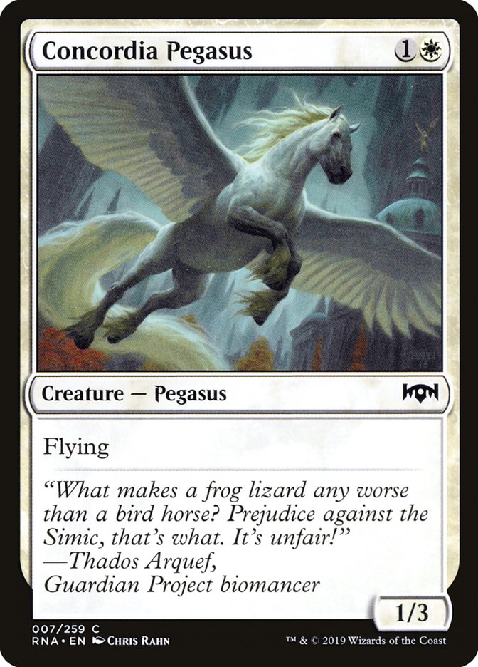 Concordia Pegasus [Ravnica Allegiance] MTG Single Magic: The Gathering    | Red Claw Gaming
