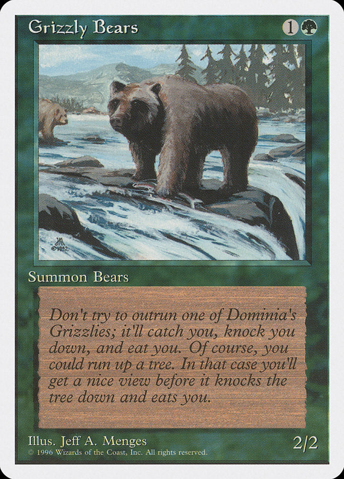 Grizzly Bears [Introductory Two-Player Set] MTG Single Magic: The Gathering    | Red Claw Gaming