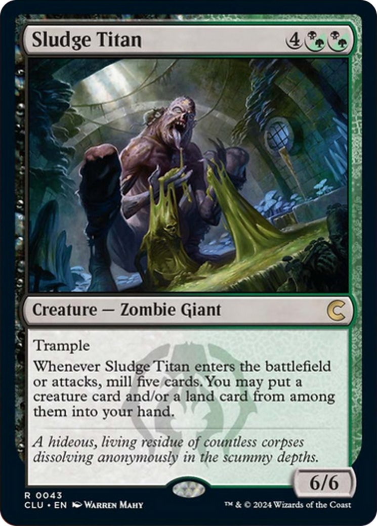 Sludge Titan [Ravnica: Clue Edition] MTG Single Magic: The Gathering    | Red Claw Gaming