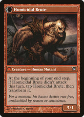 Civilized Scholar // Homicidal Brute [Innistrad] MTG Single Magic: The Gathering    | Red Claw Gaming