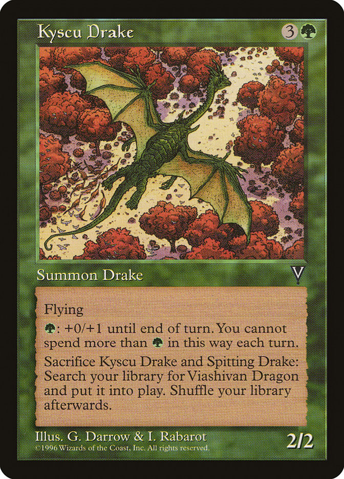 Kyscu Drake [Visions] MTG Single Magic: The Gathering    | Red Claw Gaming