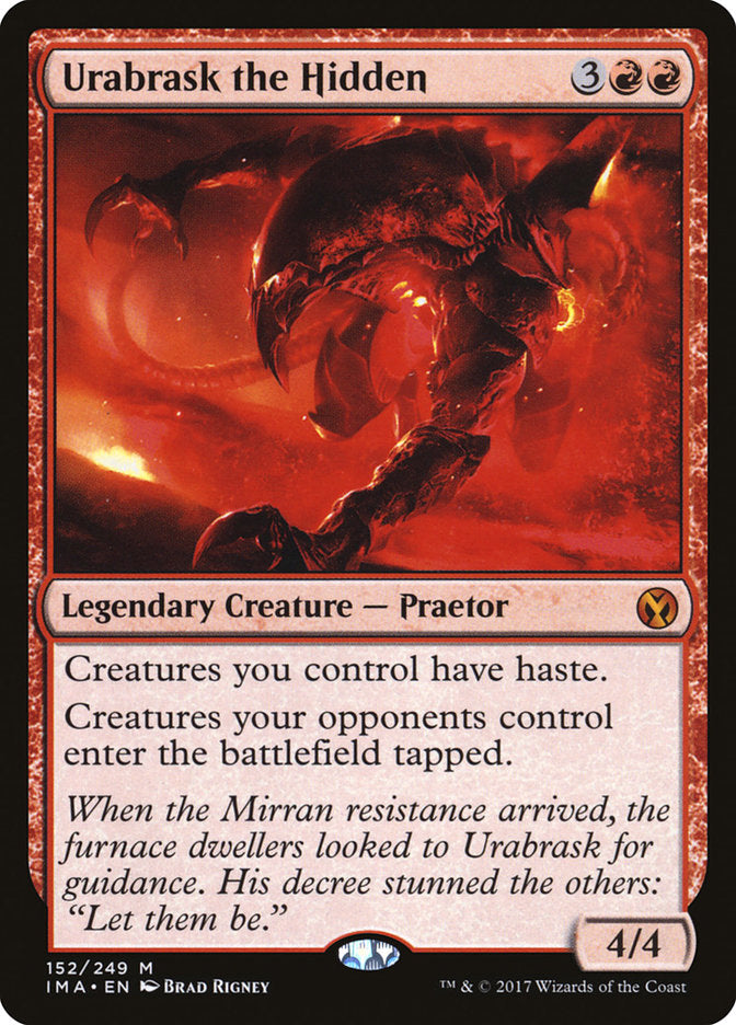 Urabrask the Hidden [Iconic Masters] MTG Single Magic: The Gathering    | Red Claw Gaming