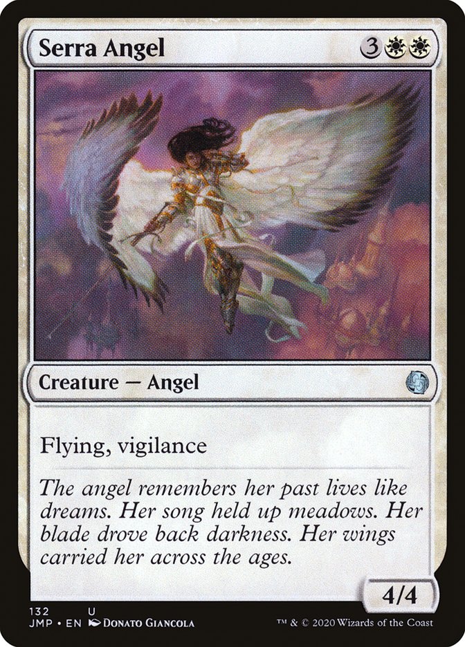 Serra Angel [Jumpstart] MTG Single Magic: The Gathering    | Red Claw Gaming