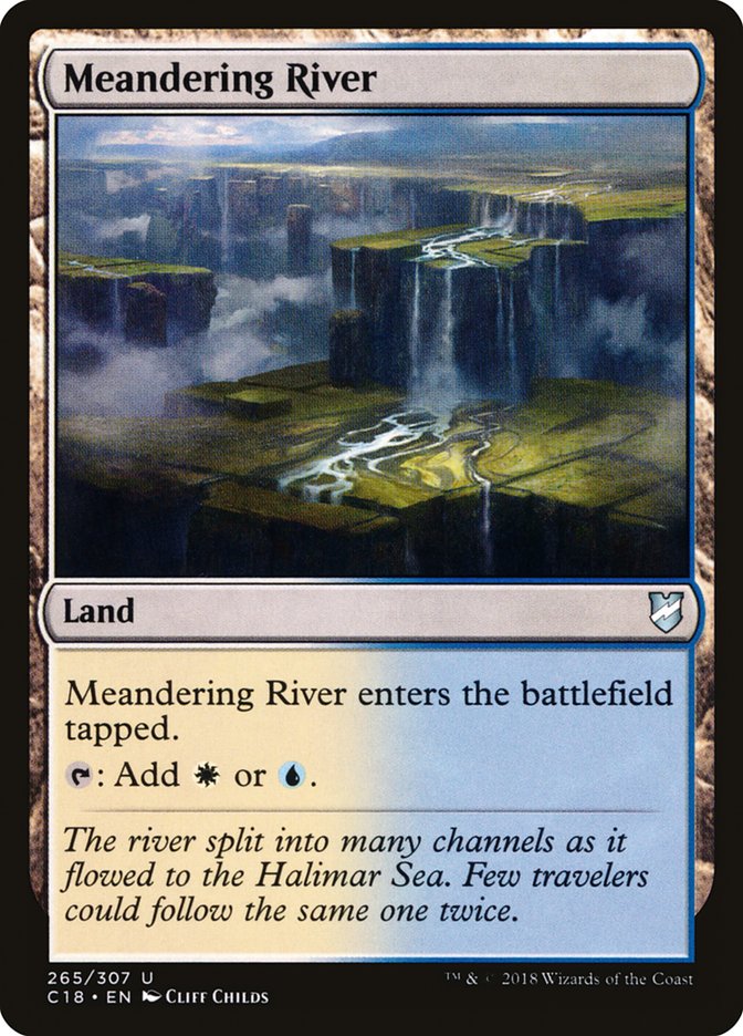 Meandering River [Commander 2018] MTG Single Magic: The Gathering    | Red Claw Gaming