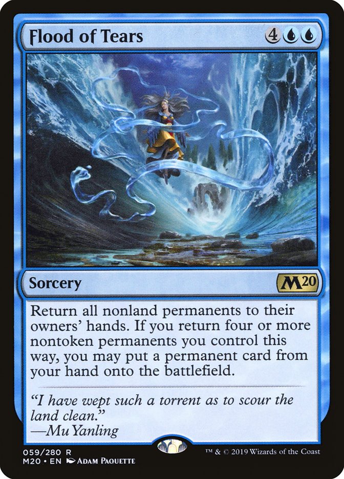 Flood of Tears [Core Set 2020] MTG Single Magic: The Gathering    | Red Claw Gaming