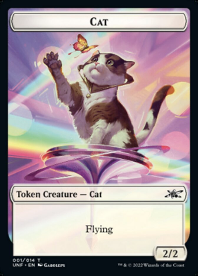 Cat Token [Unfinity Tokens] MTG Single Magic: The Gathering    | Red Claw Gaming