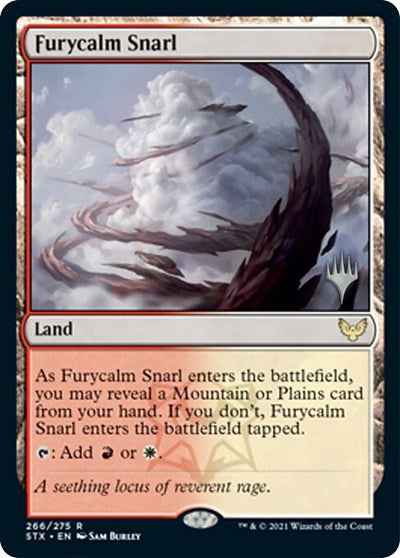 Furycalm Snarl (Promo Pack) [Strixhaven: School of Mages Promos] MTG Single Magic: The Gathering    | Red Claw Gaming