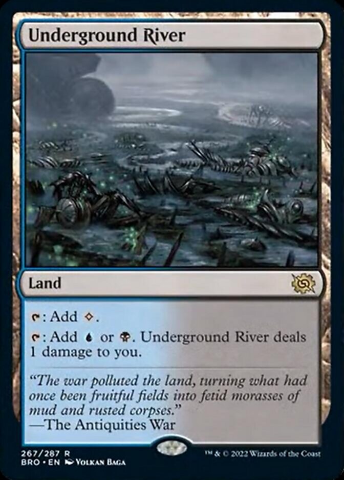 Underground River [The Brothers' War] MTG Single Magic: The Gathering    | Red Claw Gaming