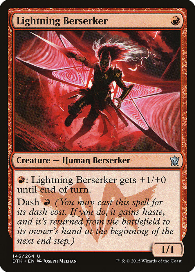 Lightning Berserker [Dragons of Tarkir] MTG Single Magic: The Gathering    | Red Claw Gaming