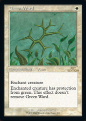 Green Ward (Retro) [30th Anniversary Edition] MTG Single Magic: The Gathering    | Red Claw Gaming