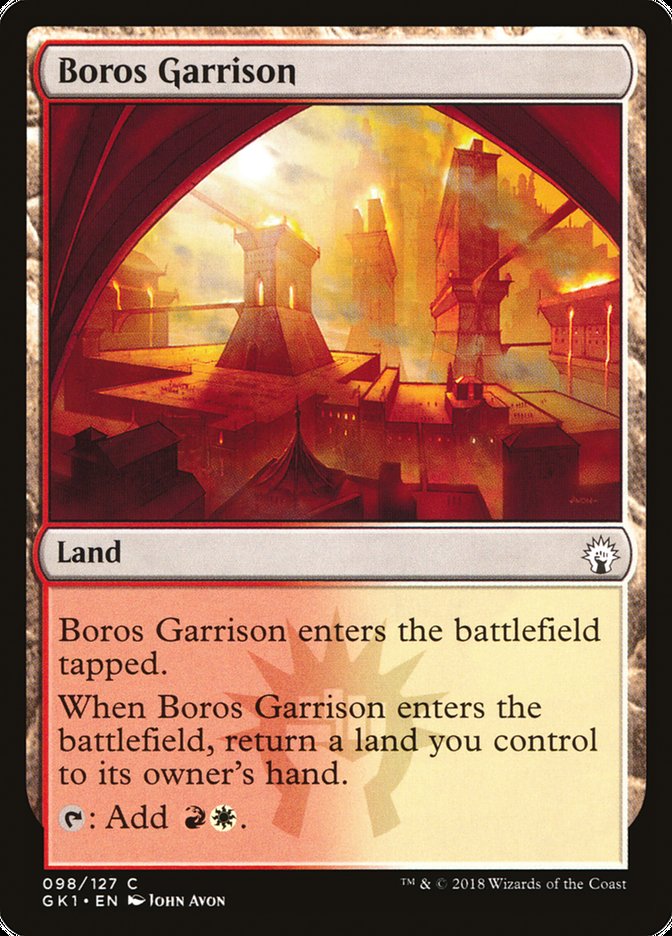 Boros Garrison [Guilds of Ravnica Guild Kit] MTG Single Magic: The Gathering    | Red Claw Gaming