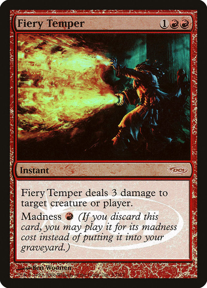 Fiery Temper [Gateway 2006] MTG Single Magic: The Gathering    | Red Claw Gaming