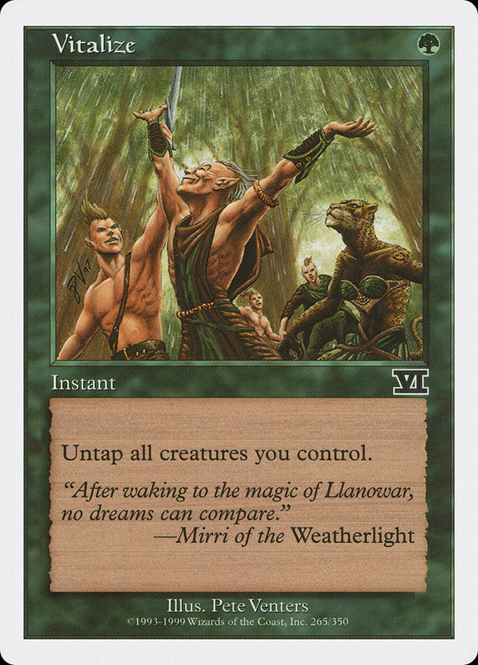 Vitalize [Classic Sixth Edition] MTG Single Magic: The Gathering    | Red Claw Gaming