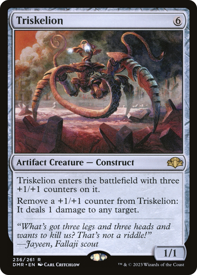 Triskelion [Dominaria Remastered] MTG Single Magic: The Gathering    | Red Claw Gaming