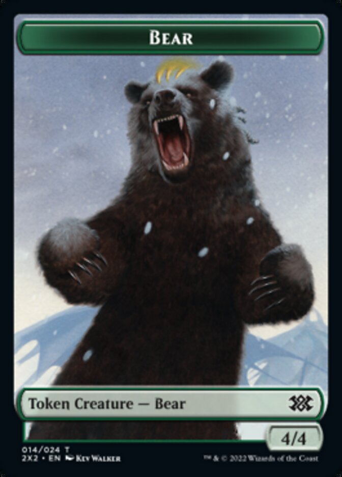 Bear // Eldrazi Scion Double-Sided Token [Double Masters 2022 Tokens] MTG Single Magic: The Gathering    | Red Claw Gaming