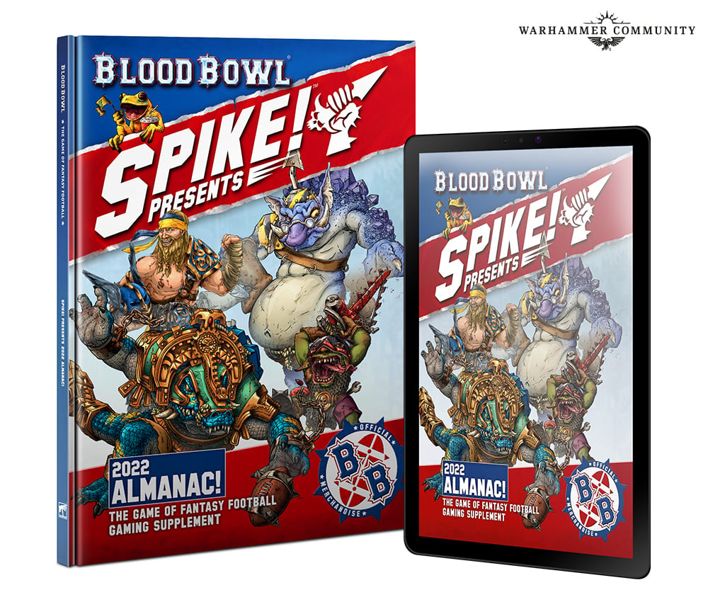 BLOOD BOWL: SPIKE! ALMANAC 2022 Blood Bowl Games Workshop    | Red Claw Gaming