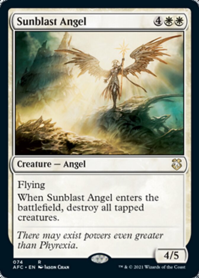 Sunblast Angel [Dungeons & Dragons: Adventures in the Forgotten Realms Commander] MTG Single Magic: The Gathering    | Red Claw Gaming