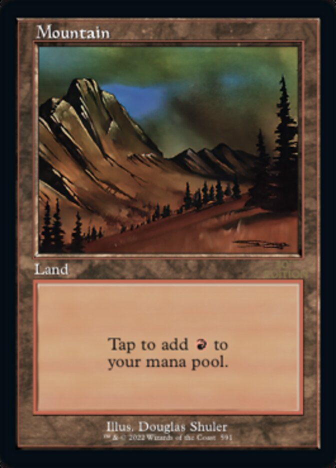 Mountain (Retro) (591) [30th Anniversary Edition] MTG Single Magic: The Gathering    | Red Claw Gaming