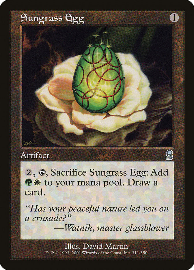 Sungrass Egg [Odyssey] MTG Single Magic: The Gathering    | Red Claw Gaming