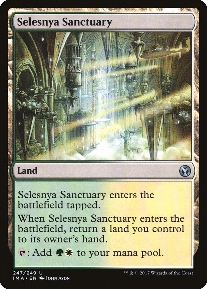 Selesnya Sanctuary [Iconic Masters] MTG Single Magic: The Gathering    | Red Claw Gaming