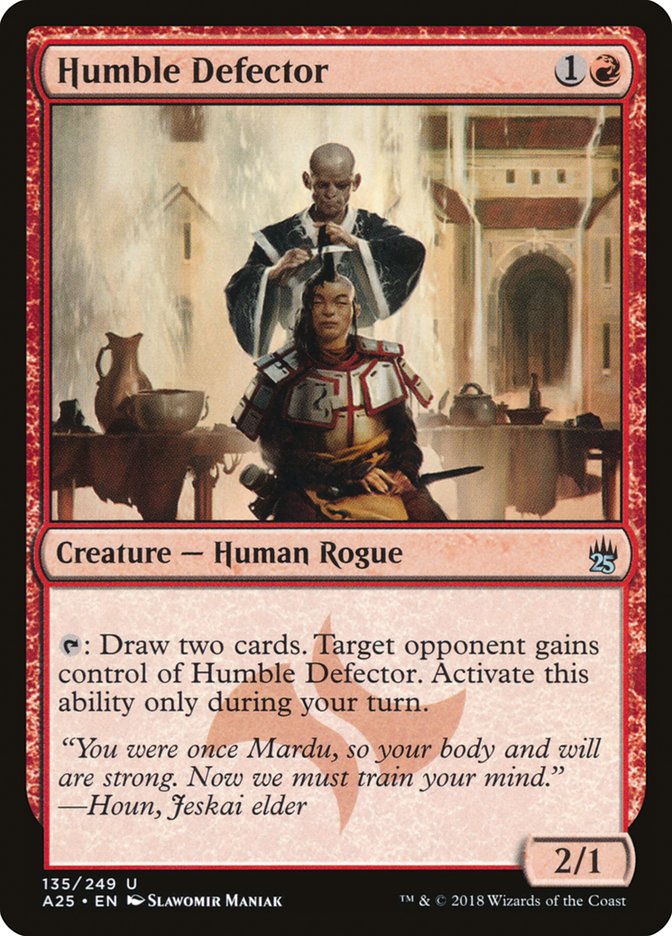 Humble Defector [Masters 25] MTG Single Magic: The Gathering    | Red Claw Gaming