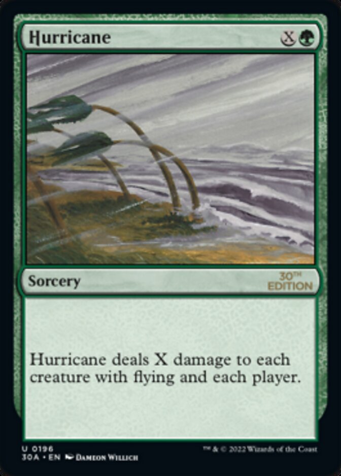 Hurricane [30th Anniversary Edition] MTG Single Magic: The Gathering    | Red Claw Gaming