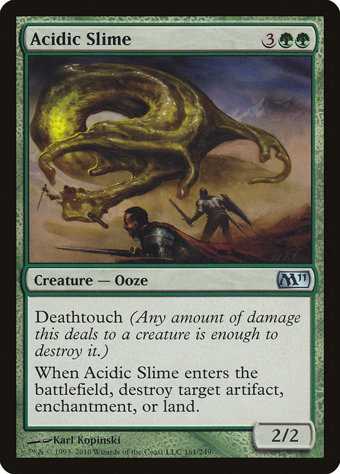 Acidic Slime [Magic 2011] MTG Single Magic: The Gathering    | Red Claw Gaming