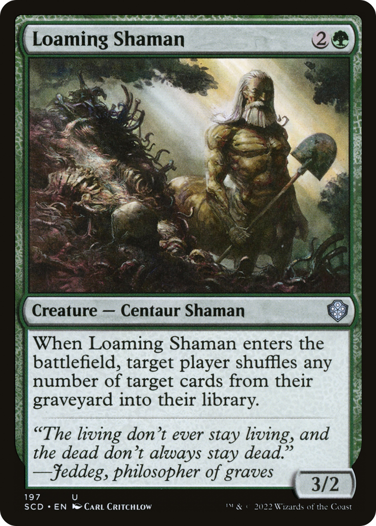 Loaming Shaman [Starter Commander Decks] MTG Single Magic: The Gathering    | Red Claw Gaming