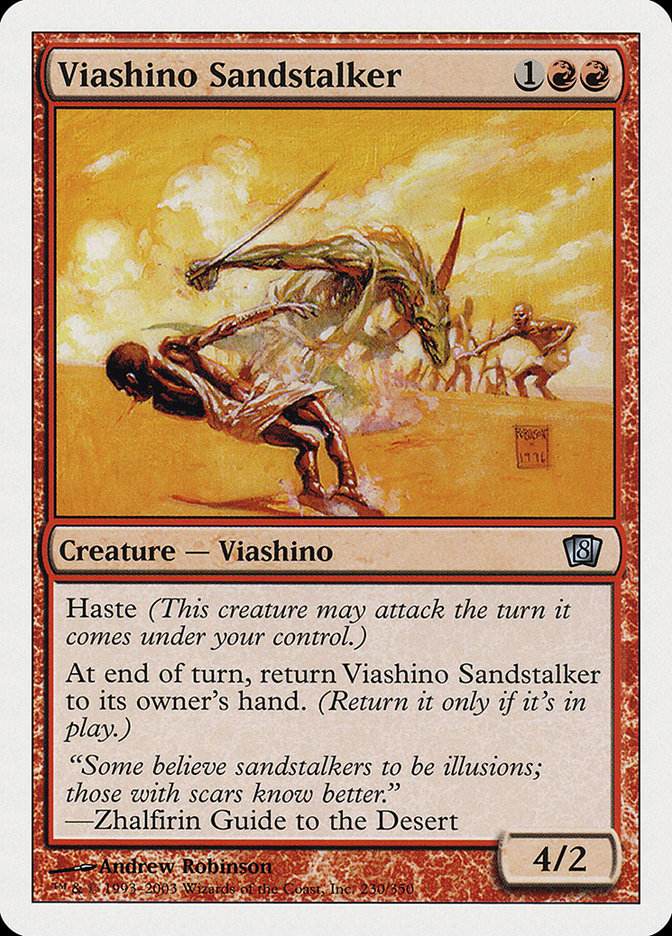 Viashino Sandstalker [Eighth Edition] MTG Single Magic: The Gathering    | Red Claw Gaming