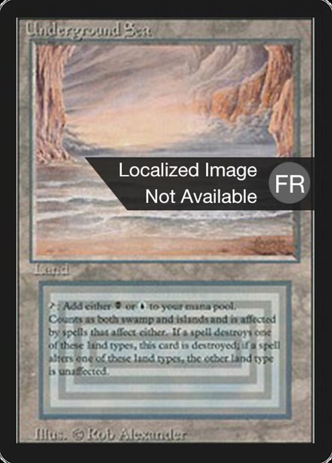 Underground Sea [Foreign Black Border] MTG Single Magic: The Gathering    | Red Claw Gaming