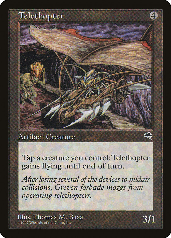 Telethopter [Tempest] MTG Single Magic: The Gathering    | Red Claw Gaming