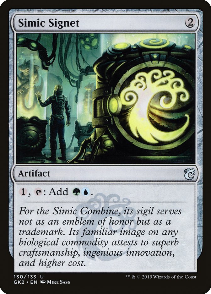 Simic Signet [Ravnica Allegiance Guild Kit] MTG Single Magic: The Gathering    | Red Claw Gaming