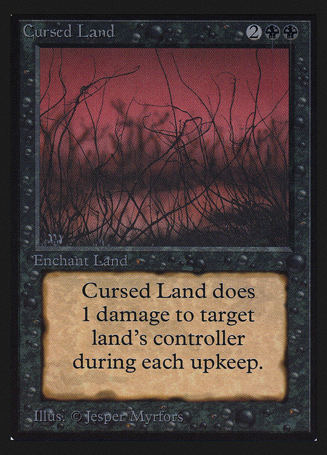 Cursed Land [International Collectors' Edition] MTG Single Magic: The Gathering    | Red Claw Gaming